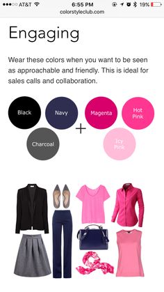 Magenta Capsule Wardrobe, Capsule Wardrobe Bright Winter, Bright Winter Outfit Ideas, Hoc Winter Outfits, Bright Winter Outfits Capsule Wardrobe, Bright Winter Capsule Wardrobe, True Winter Capsule Wardrobe, House Of Colour Winter Outfits, Deep Winter Capsule Wardrobe