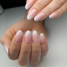 Baby Boomer Nails With Design, Baby Boomer Nails Decoradas, Cute Easy Nail Designs, Baby Boomers Nails, Nagel Design, Cute Simple Nails, Bloom Baby, Baby Boomer, Simple Nail Designs