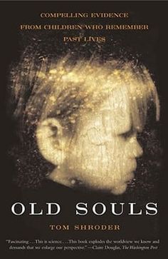 the book cover for old souls by tom shroder, with an image of a child's face