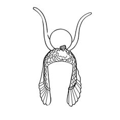 a drawing of an insect with long antennae