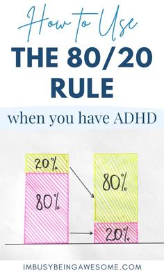 There is a game-changing concept of the 80/20 rule, also known as Pareto’s Principle, and it can have a powerful impact on the lives of ADHD brains. If you struggle with prioritization and time management, and you’re never quite sure where to focus your attention, you’re in the right place.  #timemanagement #adhd #adhdbrain #adhdcommunity 80/20 Rule, Gamify Your Life, Pareto Principle, John Bennett, I'm Busy, Be More Productive, More Productive, Coping Skills