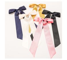 Add a feminine flourish to any outfit with this Sloane satin bow barrette. From Violet & Brooks. Bow Barrette, Satin Bow, Violet, That Look, Satin, Beauty