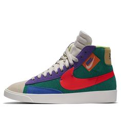 Suitable for everyday use, Nike Blazer blends contemporary style with old-school traditions.\n Draw Clothes, Purple Sneakers, Nike Blazer Mid, Nike Blazers Mid, Nike Classic, Clothes Reference, Blazer Mid, Cheap Nikes, Cool Shoes