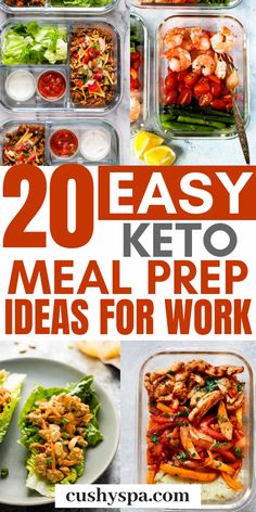 20 easy keto meal prep ideas for work