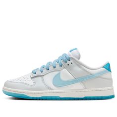 FN3433-141 Nike Light Blue Sneakers For Light Sports, Nike Light Blue Sneakers With Abzorb Midsole, Fashion Performance, School Shoes, Nike Dunk Low, Stylish Sneakers, Nike Dunk, Skate Shoes