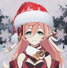 Christmas Pfps, Genshin Pfp