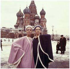 Photo by Paul Huf, 1965. Red Square, Moscow. 1965 Fashion, Patti Hansen, Back In The Ussr, Lauren Hutton, Swinging Sixties, Red Square, 60s Fashion