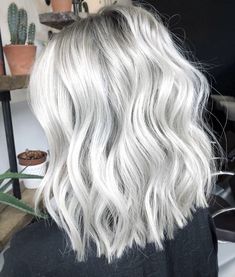 Makeup Ideas Halloween, Grey Blonde, Hair Transition, Halloween Makeup Ideas, Ice Blonde, Hair Gray