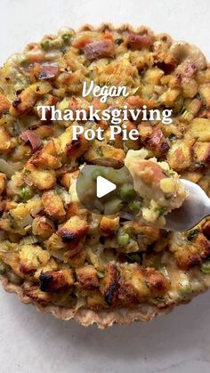 vegan thanksgiving pot pie recipe with video