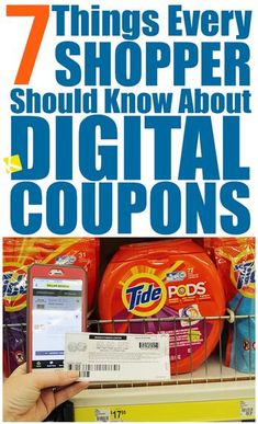 the 7 things every shopper should know about digital coupons info pinter image