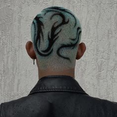 Hair Patterns, Hair Tattoos, Shaved Head, Dye My Hair