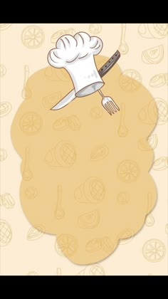 a chef is flying through the air with a fork