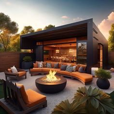 Ночь рассвет - Etsy Canada Outdoor Sitting Ideas, Sitting Area Design, Planning Garden, Planters Garden, Yard House, Outdoor Patio Bar, Outdoor Sitting Area, Gardening Design, Gardening Landscaping