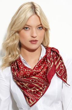 Fashion Trend Board, Wear A Scarf, Head Scarf Tying, Scarf Trends, Silk Neck Scarf, Head Scarf Styles