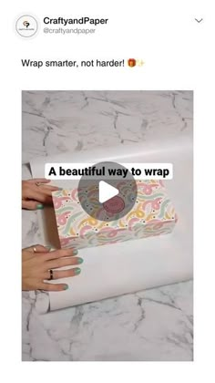 #1 DIY Creative Crafty site on Instagram: "Use just 1 tape for a sleek, clean gift wrap with these simple folding tricks! 💖✨
VC: @effectivespaces 

Join us 👉🏻 @craftyandpaper for your daily dose of crafty fun! 😉" Folding Tricks, Houses Bedroom, Cleaning Gift, Mode Crochet, Simple Gift Wrapping, Creative Gift Wrapping, Present Wrapping