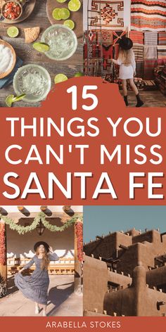 the cover of 15 things you can't miss in santa fe