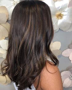 Pittsburgh Hair Dresser on Instagram: “✨Not all balayage colors have to be shades of blonde!✨ #brookerockwellhairdesign #pittsburghsalon #pittsburghhair #pittsburghhairstylist…” Brown Hair Colors With Highlights Dark, Long Mid Hair, Highlights On Really Dark Hair, Dark Layered Hair With Highlights, Colored Hair For Black Hair, Brunette Balayage Hair Black, Dark Balayage On Black Hair, Brown Hair Highlights Medium Length, Black Hair With Dark Blonde Highlights