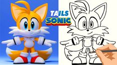 sonic the hedgehog and tails coloring pages