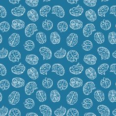 Brain Background Wallpaper, Math Wallpaper, Blue Texture Background, Brain Images