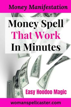 Discover powerful money spells that work instantly to attract wealth and financial abundance into your life. From magical talismans to ancient rituals, increase your financial luck with our easy to use spells. Spell Witchcraft, Spell Magic, Hoodoo Magic, Financial Blessings