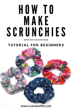 how to make scrunchies for beginners