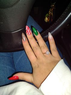 Christmas Mix, White Acrylic Nails, Nail Style, Design Nails, Glam Squad, Xmas Nails, Dipped Nails, Hot Nails