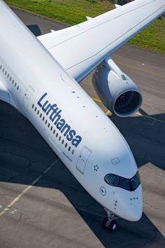 an airplane that is sitting on the runway