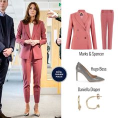 the royal couple are dressed in pink suits and heels for their official visit to australia