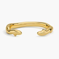 Rose Thorn Open Wedding Ring - 18K Yellow Gold. Crafted to sit perfectly flush against a variety of wedding ring styles, this open design features shining thorns for a subtly decorative, nature-inspired look. Open Ring Gold, Rose Thorns, Wedding Ring Styles, Ring Styles, Wedding Anniversary Rings, Brilliant Earth, Open Design, Open Ring, Anniversary Rings