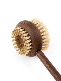 French Wooden Body Brushes – Heliotrope San Francisco Vintage Toiletries, Wood Bath, Dry Body Brushing, Wooden Bath, Body Brush, Bath Brushes, Plant Fibres, Caramel Brown, Body Brushing