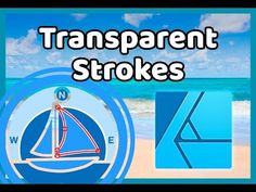 a blue and white photo with the words transparente strokes in front of an image of a