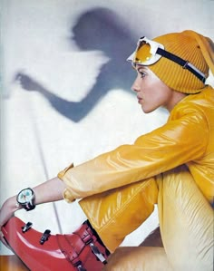 vintage ski fashion - Moyra Swan by Lategan Vogue 1969 UK Ski Vintage, Mode Editorials, Retro Ski, Fashion 1960s, Sixties Fashion, Vintage Sportswear, Ski Fashion, Vintage Ski, 1960s Fashion