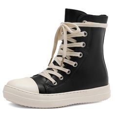 PRICES MAY VARY. Heel approximately 0.78 inches. Platform approximately 0.78 inches. Platform and high top make the women sneakers very stylish and attractive. The high top sneakers are made of canvas and vegan-friendly PU leather with soft lining, very comfortable. With the zipper on the side, easy to put on and take off the sneakers. Suitable for many casual occasions, work, school, party, shopping and vacation. Trainers Fashion, School Party, Women Sneakers, Lacing Sneakers, Athletic Fashion, Vegan Friendly, Canvas Shoes, High Top, Sneakers Fashion