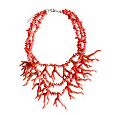 we love this statement necklace! lightweight and made of acrylic resin beads. Beaded Red Coral Necklaces In Coral Color, Beaded Red Coral Necklace, Coral Beaded Necklaces In Red Coral, Coral Beaded Necklace In Red Coral, Red Coral Beaded Necklace, Ocean Inspired Jewelry, Mini Mac, Mac Mini, Ocean Inspired