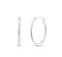 PRICES MAY VARY. Handmade from fine 10k white gold ◆ Stamped "10k" to guarantee quality and authenticity ◆ COMES AS A PAIR Made with a strong click-top closure for secure and comfortable all day wear ◆ Wearable in all conditions, wet or dry Size- 25mm outside round hoop diameter (1 inch) U.S Quarter is 25mm ◆ 2mm Tube Thickness MADE IN USA- We are proudly an American owned and operated company! GIFT BOX INCLUDED- Each pair of earrings comes beautifully packaged in an elegant gift box, ready to s Classic White Hoop Earrings With Polished Finish, Classic White Hoop Earrings In Sterling Silver, Classic White Sterling Silver Hoop Earrings, Classic White Hypoallergenic Hoop Earrings, White Hypoallergenic Classic Hoop Earrings, White Gold Hoops, Gold Earrings For Women, Hoops Gold, Gold Hoops