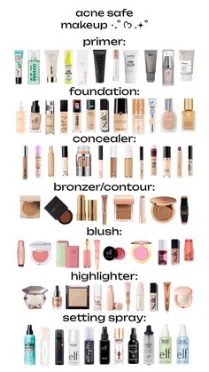 Acne Safe Makeup, Safe Makeup, Acne Makeup, Makeup Order, Simple Makeup Tips, Makeup Accesories, Makeup Artist Tips, Easy Makeup Tutorial, Makeup Help