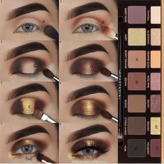 Image shared by ѕαяαι♛. Find images and videos about makeup, eyeshadow and anastasia beverly hills on We Heart It - the app to get lost in what you love. Abh Eyeshadow Palette, Diy Bridal Makeup, Teknik Makeup, Make Up Mata, Step Ideas, Eyeshadow Tutorial For Beginners, Mekap Mata