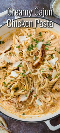 Creamy Cajun Chicken Pasta is such a simple and quick recipe, perfect for weeknight dinners. Juicy chicken breast tossed with tender pasta in a creamy cajun garlic sauce, ready in 30 minutes. Cajun Chicken Alfredo Recipe, Creamy Cajun Chicken Pasta, Creamy Cajun Chicken, Chicken Alfredo Recipe, Cajun Chicken Pasta Recipes, Cajun Chicken Alfredo, Cajun Chicken Pasta, Alfredo Recipe, Pasta Dinner Recipes