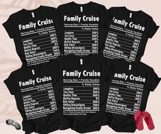 These Matching Family Cruise shirts are perfect for that family cruising birthday celebration! Pick up these funny nutrition facts Cruise Squad shirts for your group of friends or family! ------------------------------------------------------------------------------------------------------ 1. MAKE SURE THAT YOU HAVE READ ALL PERTINENT INFORMATION AND YOU HAVE SCROLLED THROUGH ALL OF THE PHOTOS. 2. ONCE THAT HAS BEEN COMPLETED, PICK YOUR SHIRT STYLE, SIZE, AND COLOR FROM THE DROPDOWN MENUS. 4. IF YOU HAVE MORE ITEMS TO ORDER, HIT THE BACK BUTTON AND REPEAT. 5. ONCE EVERYTHING IS IN YOUR CART, SELECT YOUR SHIPPING METHOD, INPUT YOUR CORRECT ADDRESS, AND HIT SUBMIT. 6. ENJOY :) ------------------------------------------------------------------------ OTHER IMPORTANT INFO ----------------------