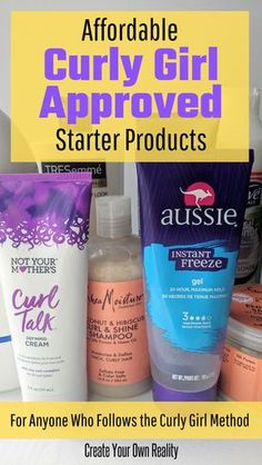 Curly Girl Method Routine, The Curly Girl Method, Wavy Hair Care, Natural Hair Treatments, Drugstore Products, Create Your Own Reality, Curly Hair Products, Curly Girl Method, Natural Moisturizer