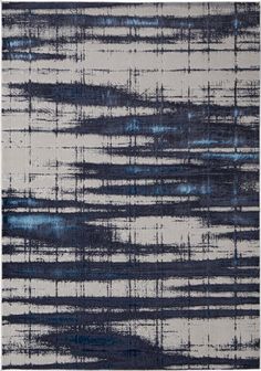 Feizy Indio 39GZF Blue/Ivory Area Rug main image Distressed Area Rug, Feizy Rugs, Shaped Rug, Chevron Patterns, Industrial Rugs, Rug Stain, Ivory Rug, Geometric Lines, Hand Tufted Rugs