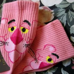 This Listing Is For These Adorable Pink Pink Panther Socks. They Are A Cotton & Spandex Blend...Awesome Quality!! They Have Pink Panther On The Fronts. The Total Length Is Approx. 11-12 Inches With The Foot Being Approx. 6-7 Inches~Unstretched. These Are Brand New And Never Worn. Please Ask Any Questions That You Have. Comfortable Pink Cotton Socks, Sporty Pink Cotton Socks, Pink Sports Socks, Pink Casual Sports Socks, Cute Pink Winter Socks, Trendy Pink Stretch Socks, Playful Pink Fitted Socks, Trendy Stretch Pink Socks, Playful Fitted Pink Socks