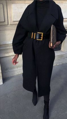 Vinter Mode Outfits, Looks Black, All Black Outfit, Coat Outfits, Mode Inspo, Looks Chic, Autumn Outfit, Mode Inspiration, Outfit Casual