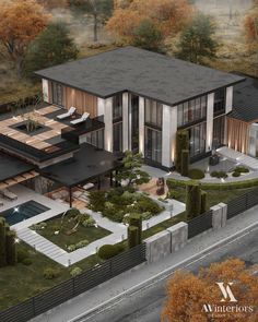 Home Designs Exterior, Mansion Designs, Seni Dan Kraf, House Design Pictures, Modern House Facades, House Arch Design, Architect Design House, Architecture Model House