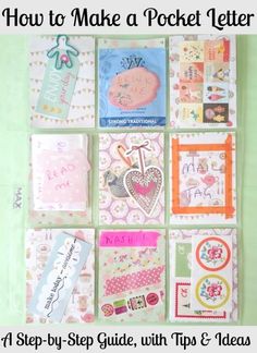 how to make a pocket letter with tips and ideas from the crafter's workshop