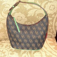 Dooney Bourke Denim Bag Excellent Condition Without Visible Wear Turquoise Leather Flat Hand Held Strap Interior Clean Authentic Smoke N Pet Free Interior Clean, Turquoise Leather, Denim Bag, Dooney & Bourke Bags, Leather Flats, Dooney Bourke, Satchel, Blue Green, Bag Lady