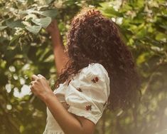 Black Femininity, Cottagecore Aesthetic, Long Curly Hair, Long Curly, Aesthetic Photo, Ever After, The Sky, Curly Hair, Long Hair