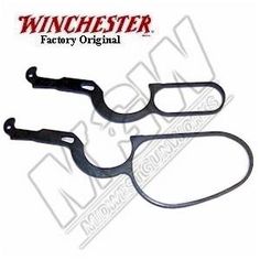 two black handlebars with the words winchester factory original