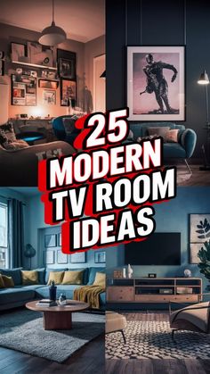 the 25 modern tv room ideas