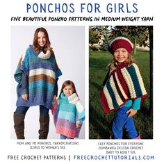 <p>Are you looking for the perfect crochet poncho pattern for your teen? With the right pattern and materials, you can create a special garment that he/she/they will love to wear and will cherish for years to come. To make your search easier, we’ve compiled a list of five beautiful patterns that can be made with...</p> <p><a class="more-link" href="https://www.freecrochettutorials.com/free-poncho-patterns-for-teens/">Read More</a></p> <p>The post <a rel="nofollow" href="https://www.free... Free Poncho Patterns, Crochet Granny Stitch, Poncho Design, Crocodile Stitch, Aran Weight Yarn